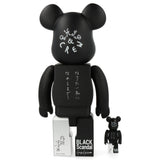 400% + 100% Bearbrick Black Scandal Yohji Yamamoto x Suzume Uchida x S.H.I.P & Crew Ideal Self - Medicom Toy - Bearbrick