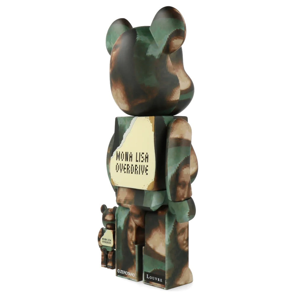 400% + 100% Bearbrick Mona Lisa Overdrive - Medicom Toy - Bearbrick