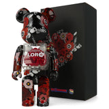 400% Bearbrick Flor@ - Medicom Toy - Bearbrick