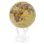 Globe terrestre carte politique jaune - ATE - MOVA Globes-Magna-Carta