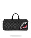 Sac - SHARKS IN PARIS WTF BUBBLY BLACK CHECK LARGE DUFFLE - SPRAYGROUND-Magna-Carta