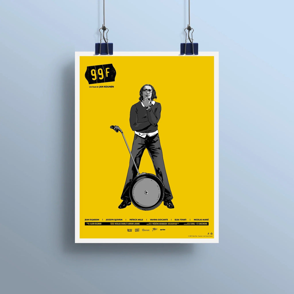 Affiche 99f 30x40 cm - Plakat - Affiche de cinéma en sérigraphie