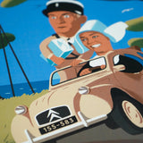 Affiche Le gendarme de Saint Tropez 30x40 cm - Plakat - Affiche de cinéma en sérigraphie