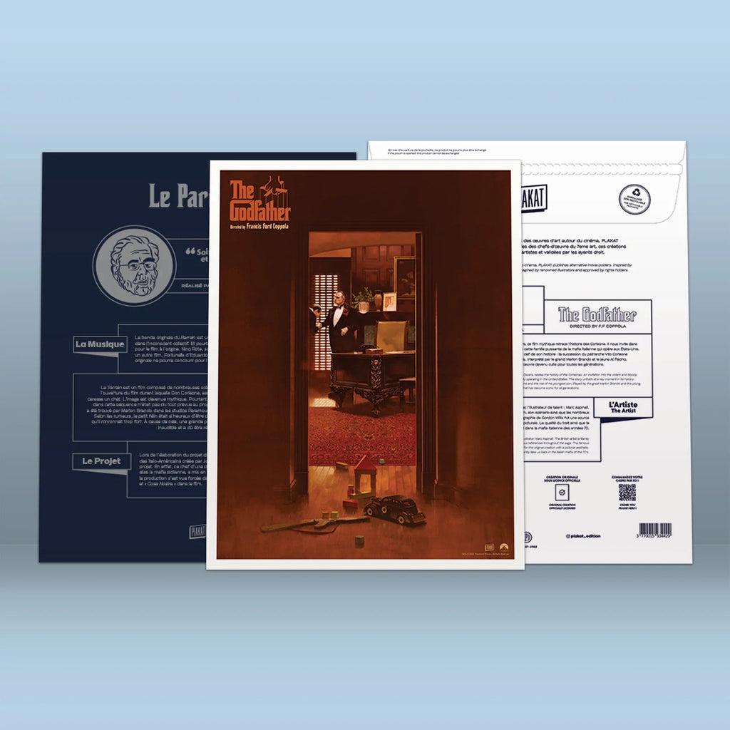 Affiche Le Parrain 30x40 cm - Plakat - Affiche de cinéma en sérigraphie
