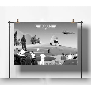 Affiche Top Gun variant - Plakat-Magna-Carta