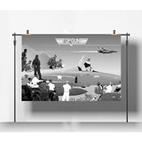 Affiche Top Gun variant - Plakat-Magna-Carta