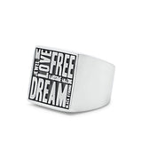 Bague homme Free Dream - Black Rock Jewel-Magna-Carta