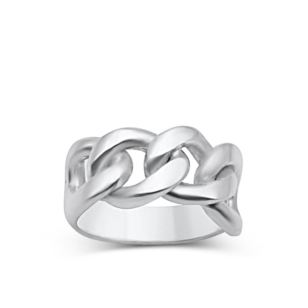 bague pour homme gourmette en argent - Black Rock Jewel-Magna-Carta