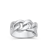 bague pour homme gourmette en argent - Black Rock Jewel-Magna-Carta