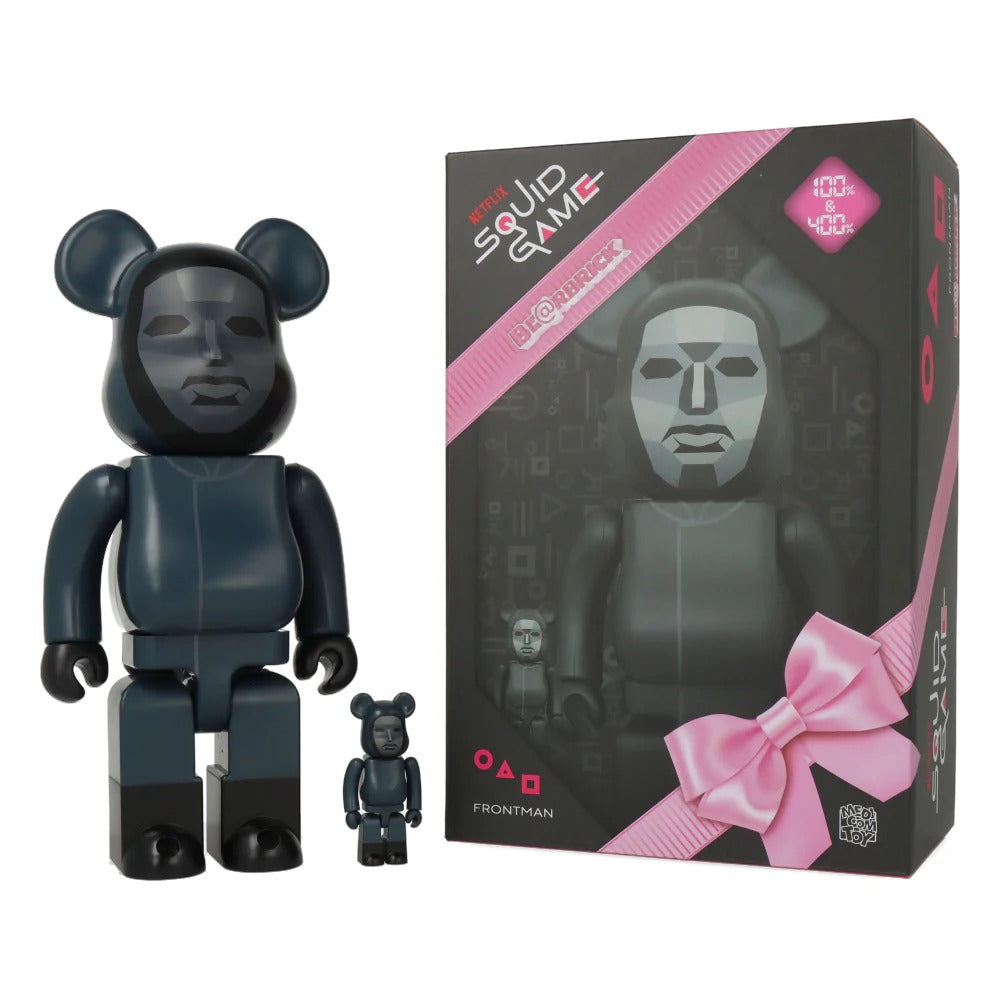 Bearbrick 400% + 100% Squid Game Frontman - Medicom Toy - Bearbrick
