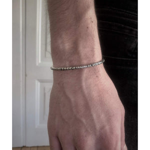 Bracelet homme L'incroyable en argent - Black Rock Jewel-Magna-Carta