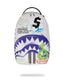 Sac à dos - SHARK CENTRAL STENCILS WHITE DLXSV BACKPACK - SPRAYGROUND - Sac à