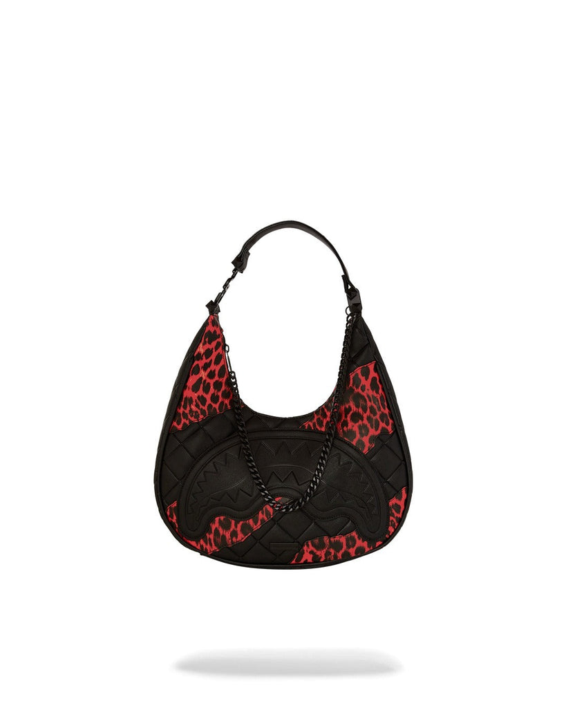 Sac - RED LEOPARD PUFFER VICE SHOULDER BAG - SPRAYGROUND