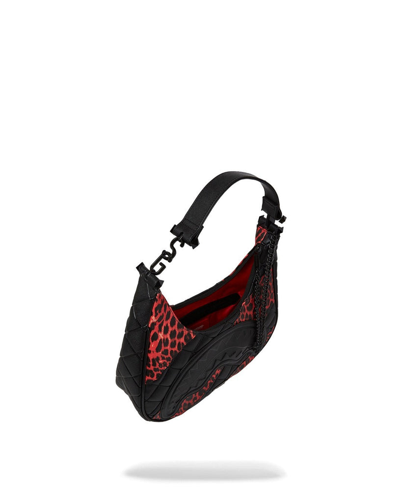 Sac - RED LEOPARD PUFFER VICE SHOULDER BAG - SPRAYGROUND