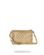 2 TONE GOLD TRINITY CROSSOVER CLUTCH