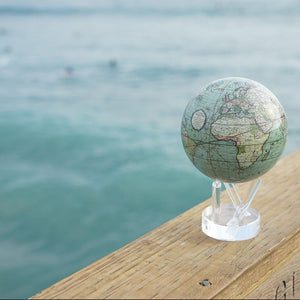 Globe terrestre Cassini antique vert - GCT -MOVA Globes-Magna-Carta