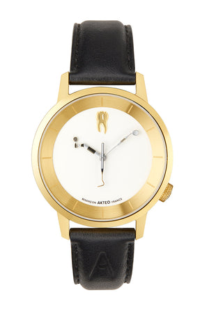 Montre Dentiste Or 38 - AKTEO - Montre à thème