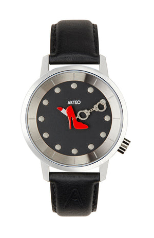 Montre Erotik Lover black 38 - AKTEO - Montre à thème