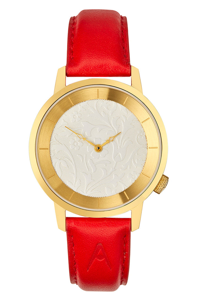 Montre Novocento Tulipe Or 38 - AKTEO - Montre à thème