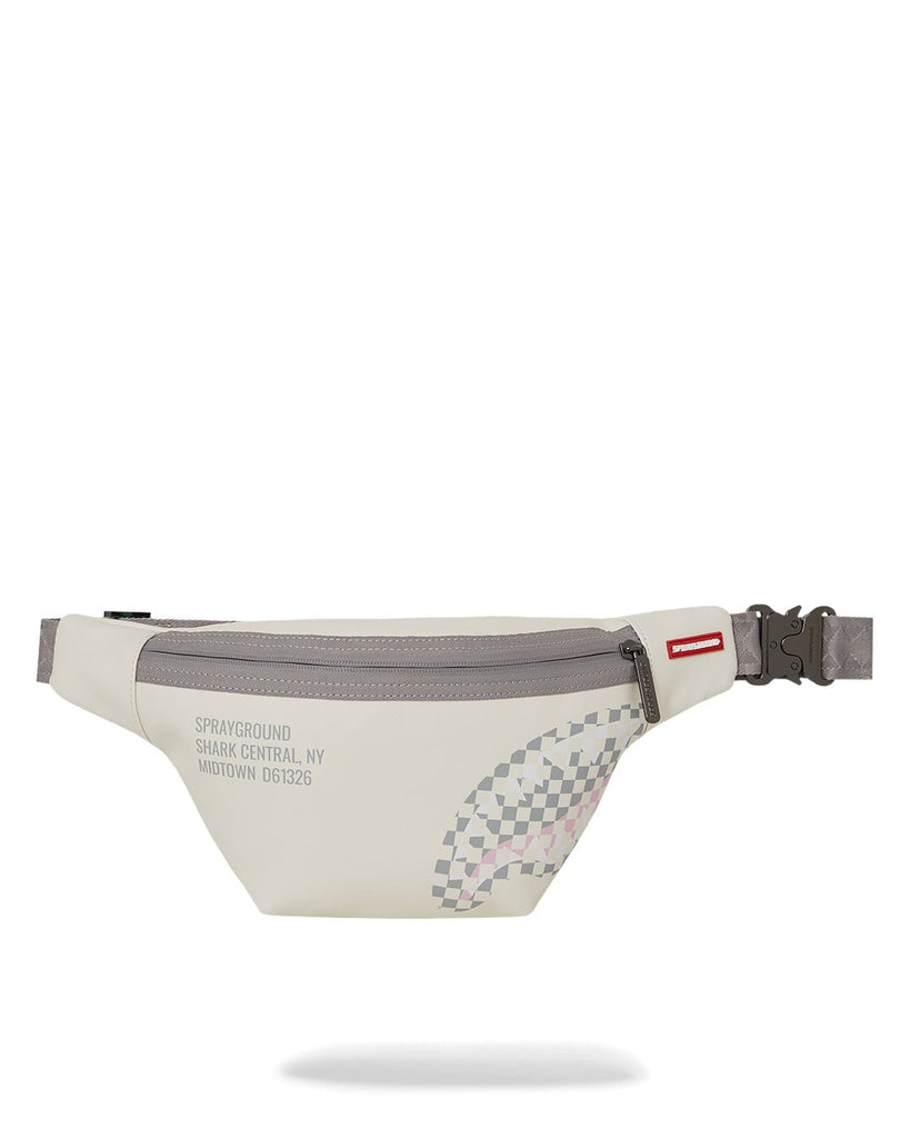 Sac - CREAM CHECK SHARK CENTRAL CROSSBODY - SPRAYGROUND - Sac Bandoulière