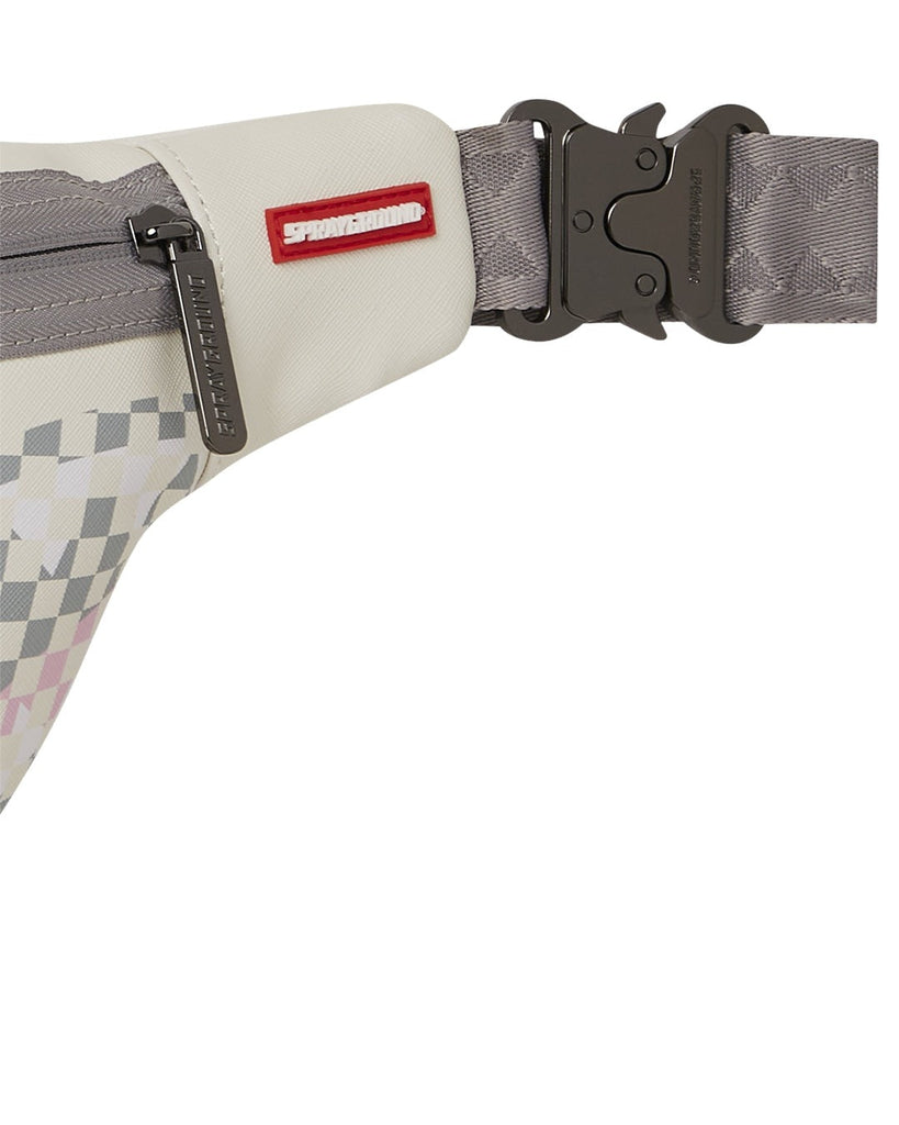 Sac - CREAM CHECK SHARK CENTRAL CROSSBODY - SPRAYGROUND - Sac Bandoulière