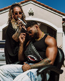 Sac - DRIPPING SHARKS IN PARIS SAVVY CROSSBODY - SPRAYGROUND - Sac Bandoulière