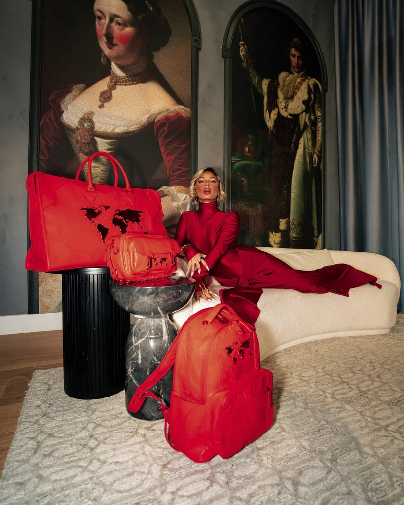 Sac - JAMES GLOBAL RED CROSSBODY - SPRAYGROUND - Sac Bandoulière