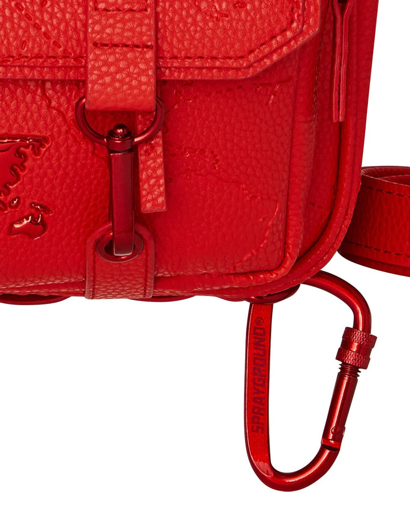 Sac - JAMES GLOBAL RED CROSSBODY - SPRAYGROUND - Sac Bandoulière