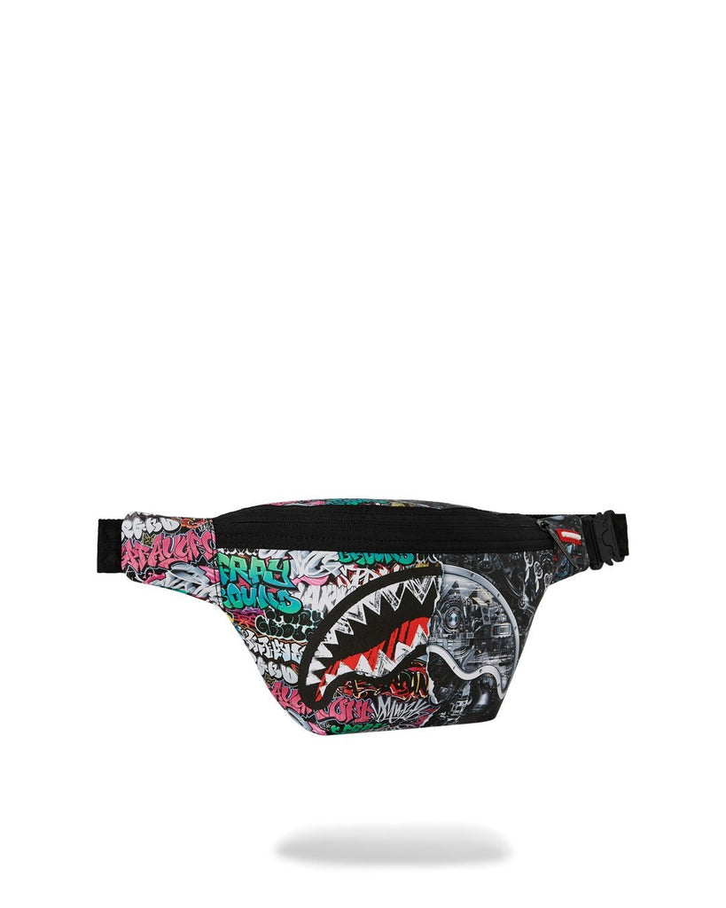 Sac - SPLIT CYBERSHARK SAVVY CROSSBODY - SPRAYGROUND - Sac Bandoulière
