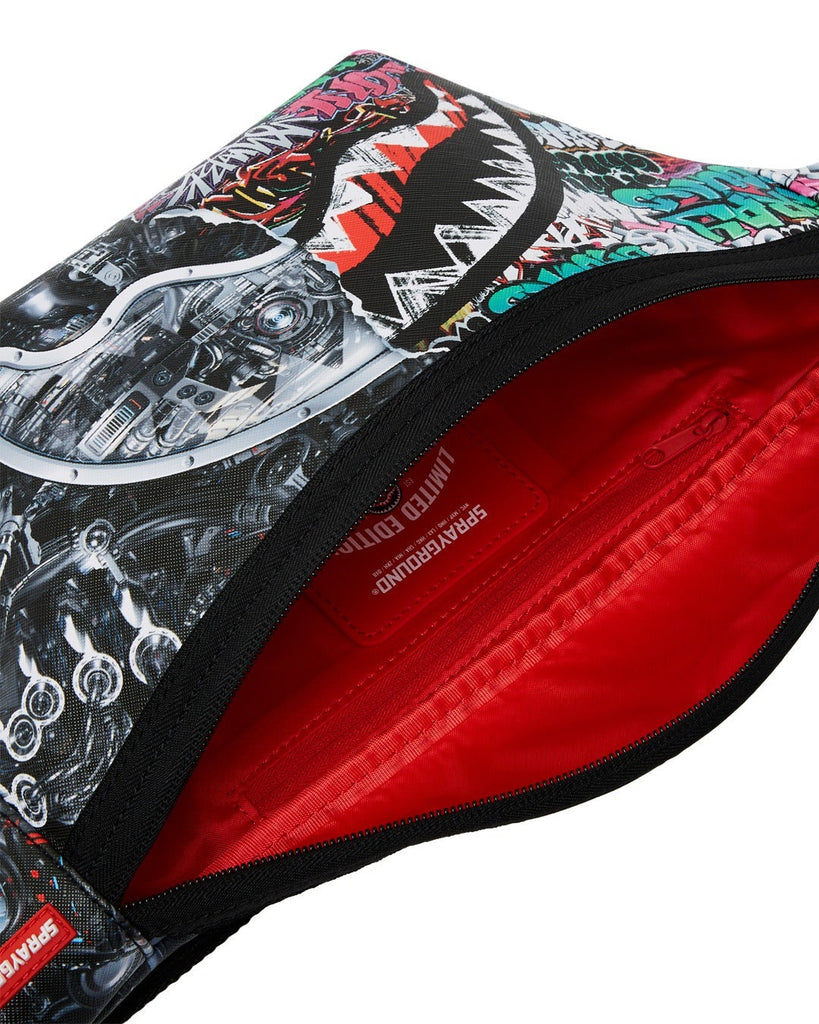 Sac - SPLIT CYBERSHARK SAVVY CROSSBODY - SPRAYGROUND - Sac Bandoulière