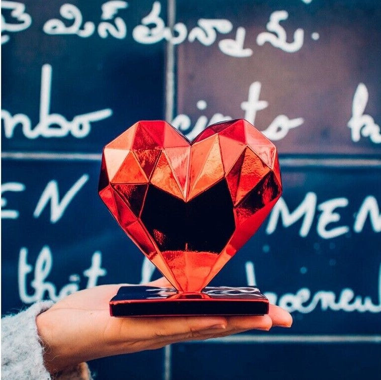 Sculpture Coeur Spirit rouge Edition by Richard Orlinski - ORLINSKI