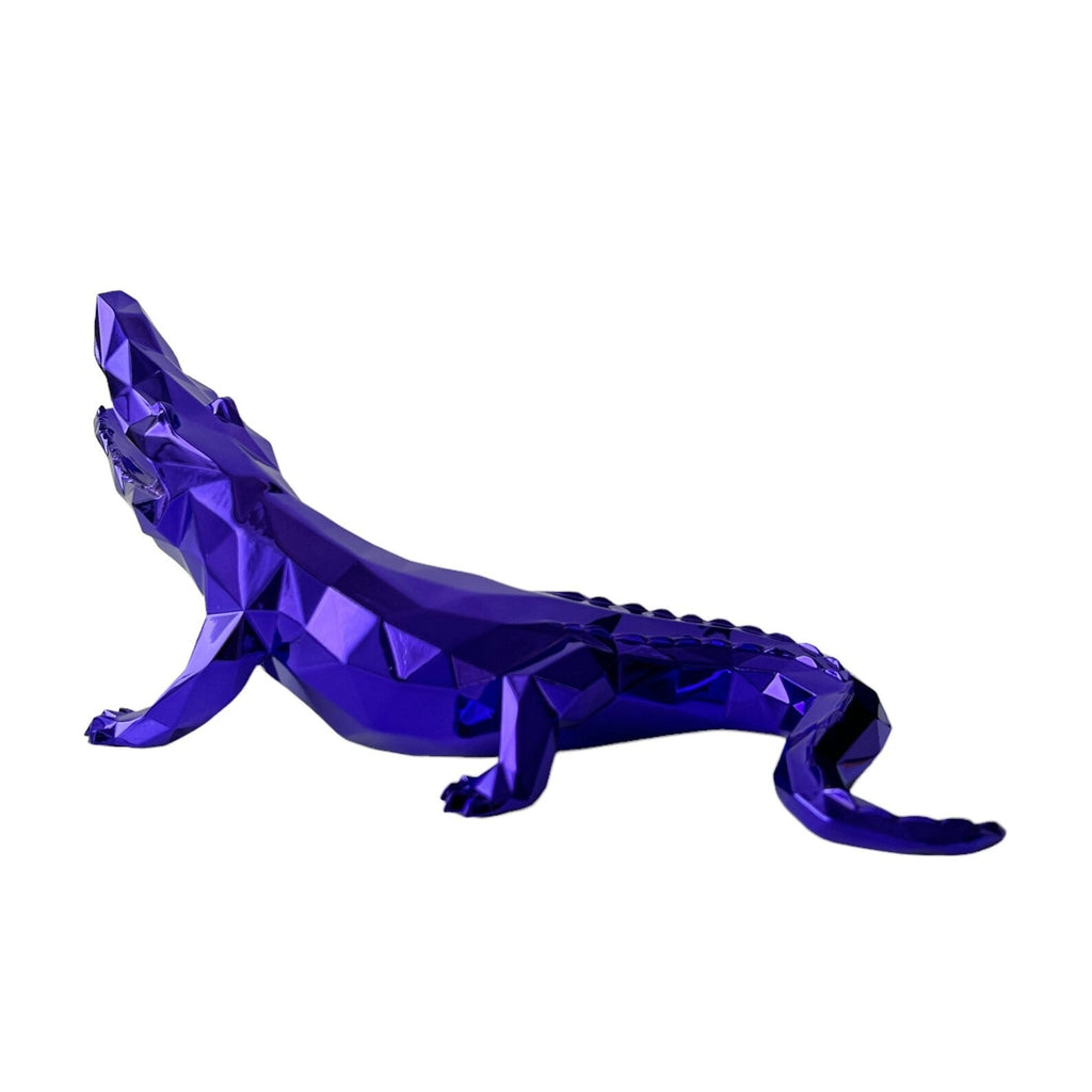Sculpture Croco Spirit Purple Edition by Richard Orlinski - ORLINSKI