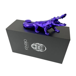 Sculpture Croco Spirit Purple Edition by Richard Orlinski - ORLINSKI