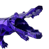 Sculpture Croco Spirit Purple Edition by Richard Orlinski - ORLINSKI