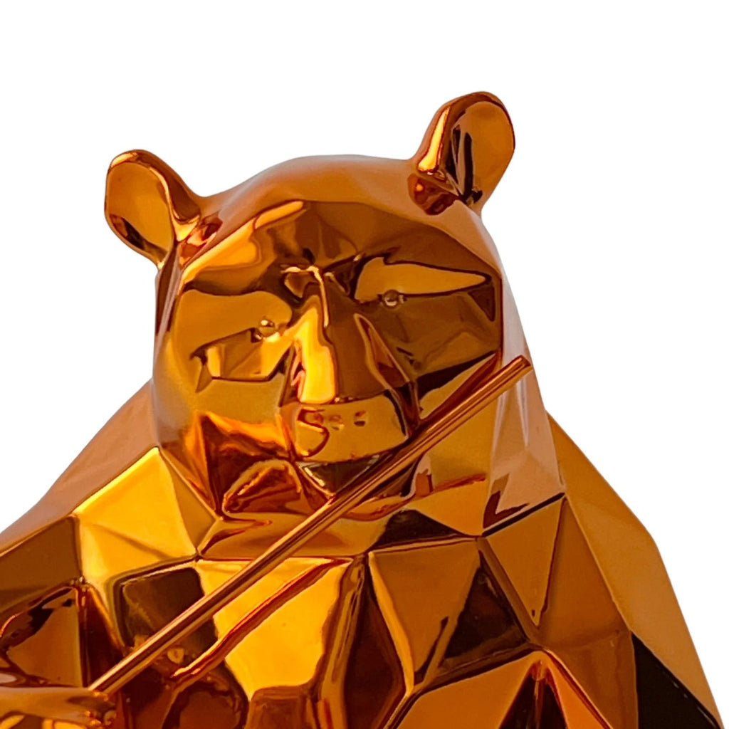 Sculpture Panda Spirit Orange Edition by Richard Orlinski - ORLINSKI
