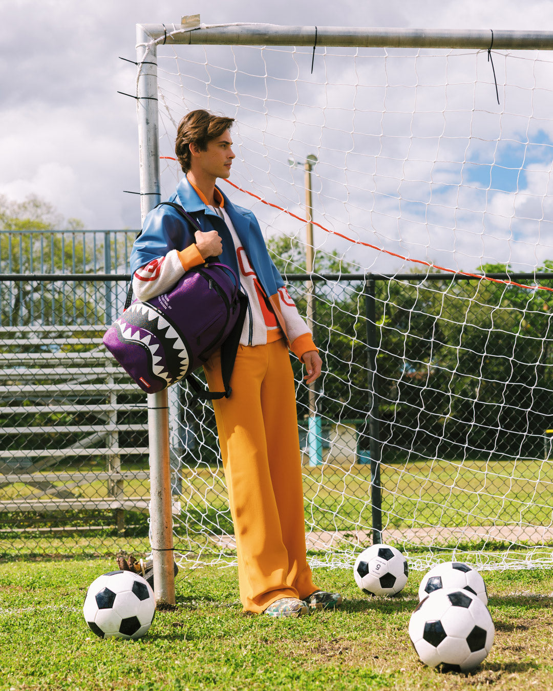Sac à dos - SHARK CENTRAL BUBBLY PURPLE BACKPACK - SPRAYGROUND Secondary image