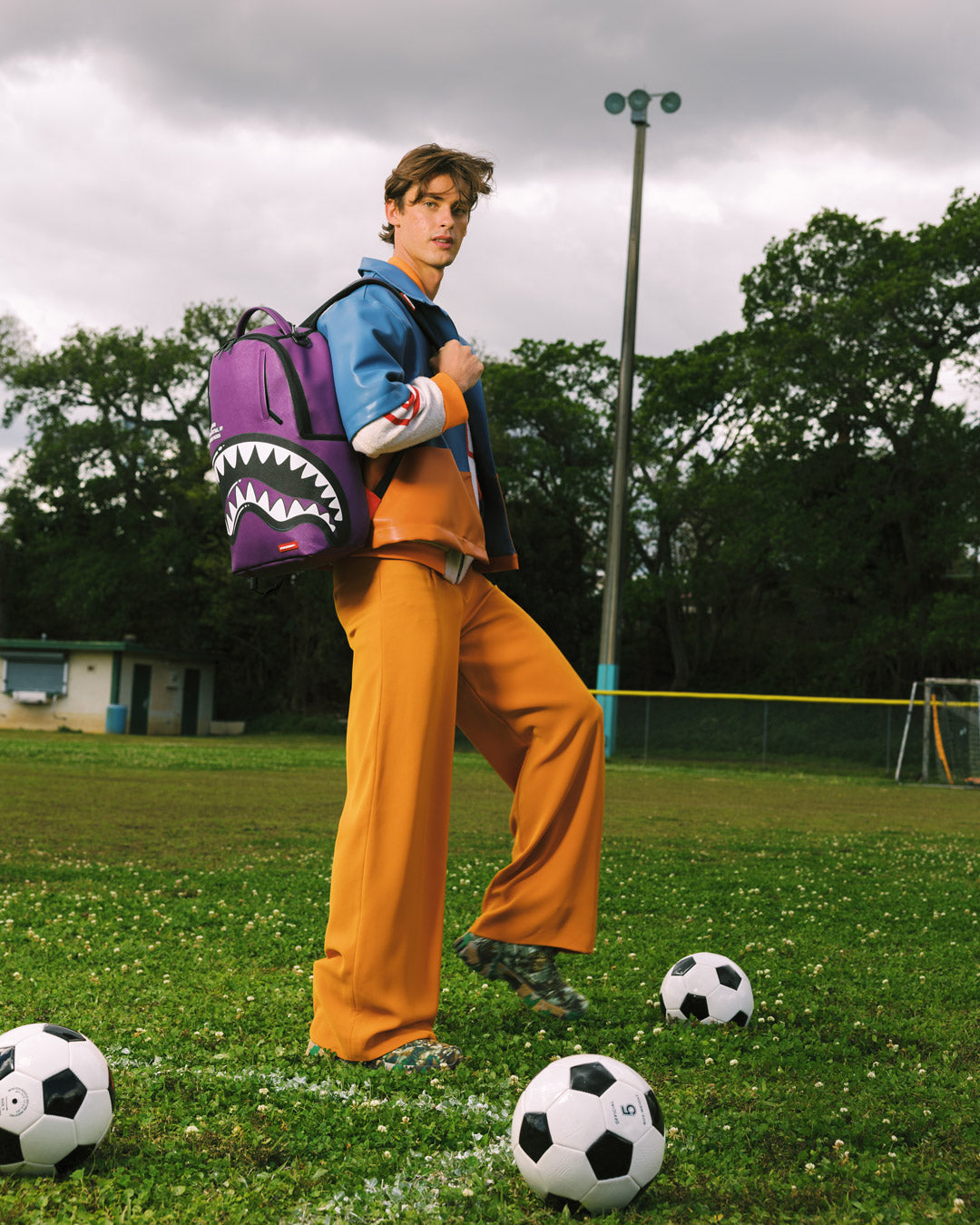 Sac à dos - SHARK CENTRAL BUBBLY PURPLE BACKPACK - SPRAYGROUND