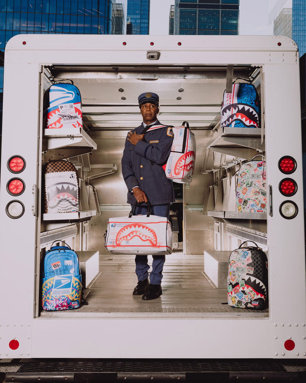 Sac à dos - USPS HALF STAMPS BACKPACK - SPRAYGROUND