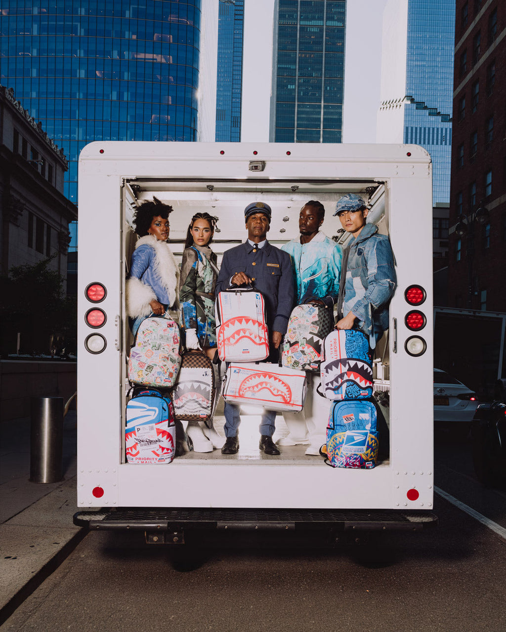 Sac à dos - USPS SHARK STAMP BACKPACK - SPRAYGROUND
