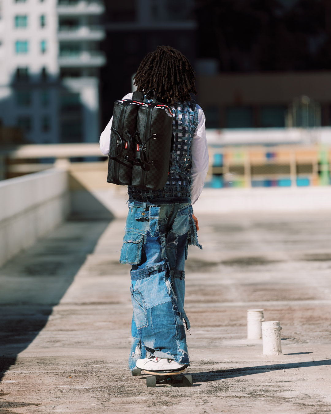 Sac à dos - DOUBLE TROUBLE DOUBLE DUFFLE BACKPACK - SPRAYGROUND