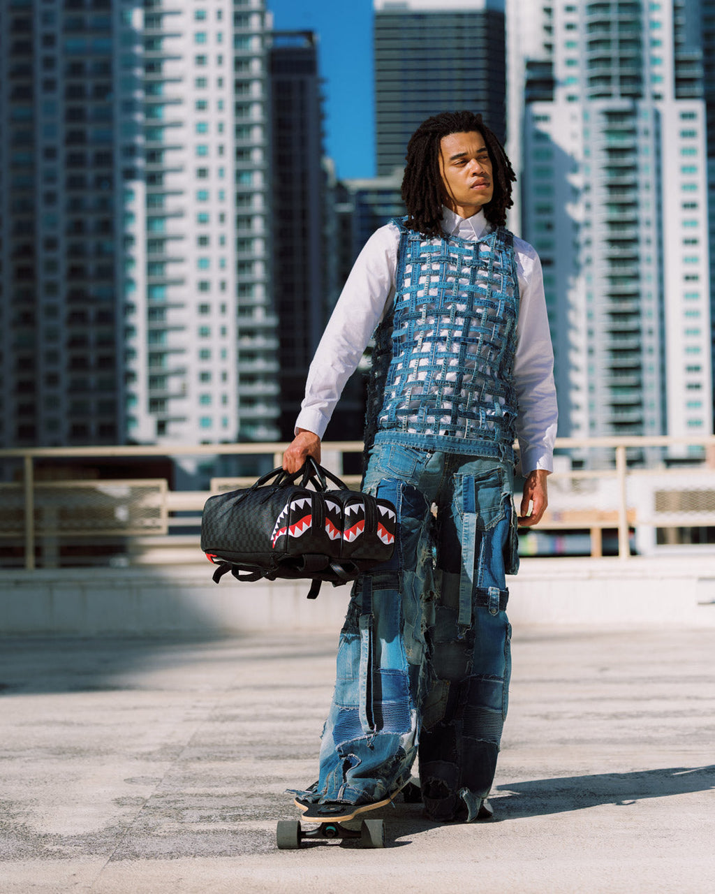 Sac à dos - DOUBLE TROUBLE DOUBLE DUFFLE BACKPACK - SPRAYGROUND