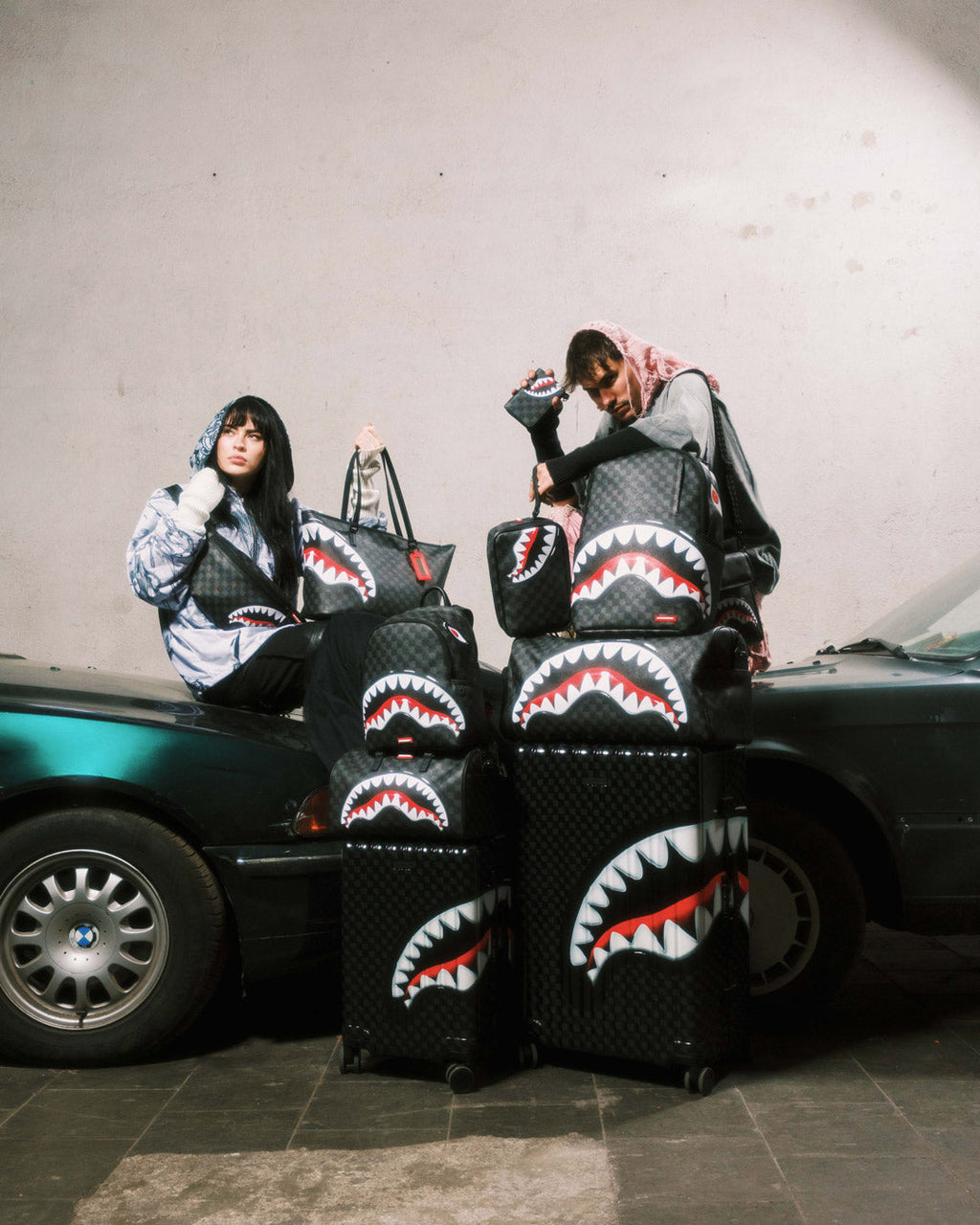 Sac à dos - SHARKS IN PARIS BALLOON BLACK BACKPACK - SPRAYGROUND