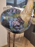 Autruche en papier mâché - Aude Goalec et Nicole Jacobs - Sculpture en papier mâché