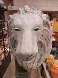 Trophée de lion en papier mâché - Aude Goalec et Nicole Jacobs