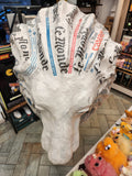 Trophée de lion en papier mâché - Aude Goalec et Nicole Jacobs - Sculpture en papier mâché
