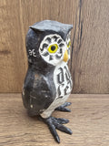 Chouette en papier mâché-Le Monde- Aude Goalec et Nicole Jacobs - Sculpture en papier mâché