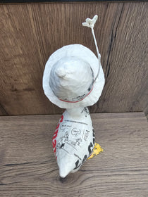Canard enchaîné en papier mâché - non - Aude Goalec et Nicole Jacobs - Sculpture en papier mâché