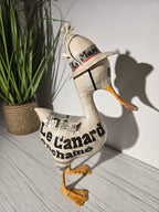 Canard enchaîné en papier mâché - Espoir - Aude Goalec et Nicole Jacobs