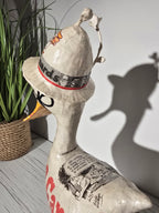 Canard enchaîné en papier mâché - Espoir - Aude Goalec et Nicole Jacobs