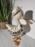 Canard enchaîné en papier mâché - Mots Croisés - Aude Goalec et Nicole Jacobs